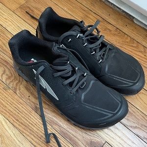 ALTRA Trail Running Shoes, Black, Size 11